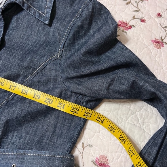 Forth & Towne Denim Trench Coat XL - Picture 13 of 13